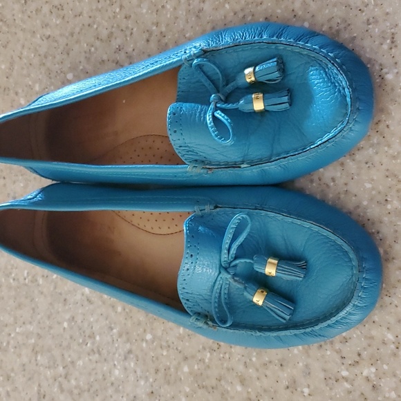 Lauren Ralph Lauren Genuine Leather Loafers Size 9 - Picture 1 of 10
